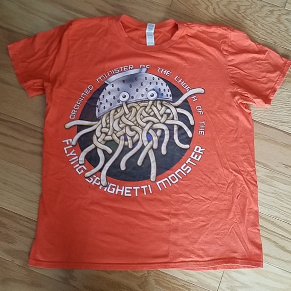 flying spaghetti monster t shirt